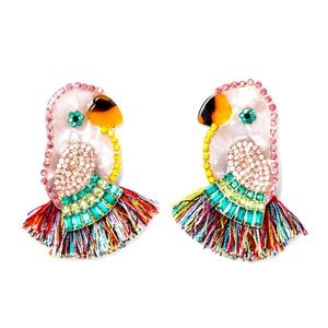 SUGARFIX by BaubleBar Crystal Parrot Stud Earrings